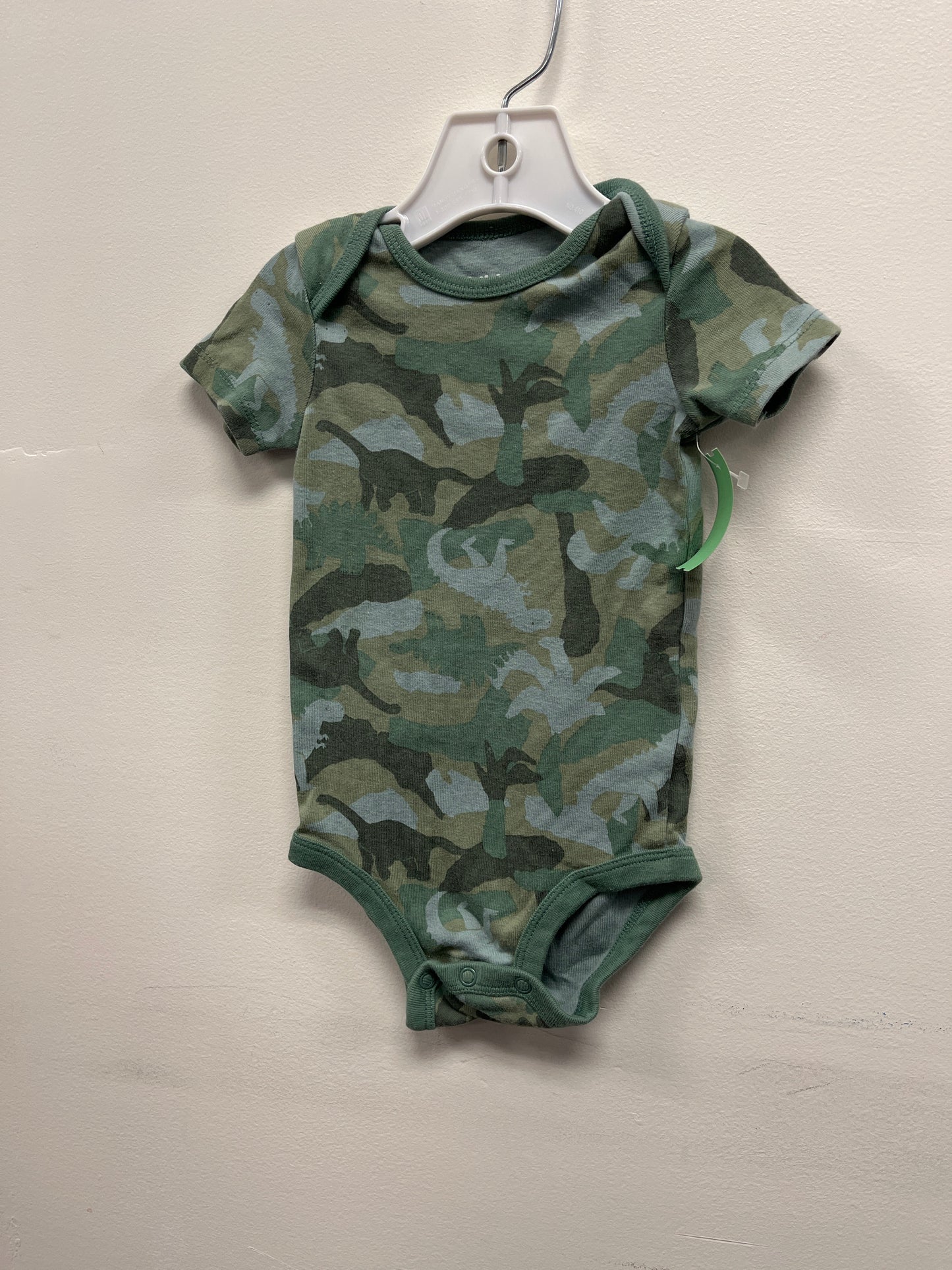 Green Camo Dino Carters Onesie, 6M B