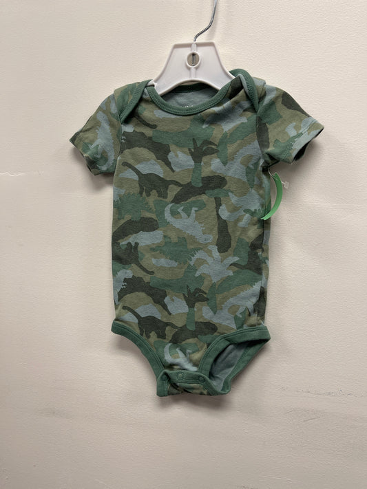 Green Camo Dino Carters Onesie, 6M B