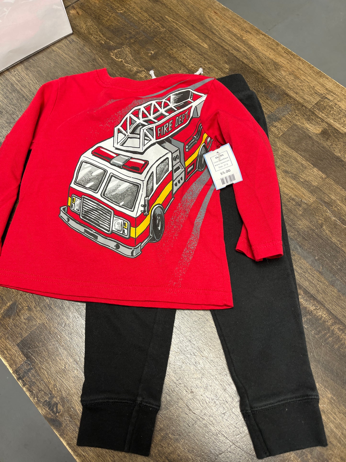 Red/Black Garanimals Outfit, 3T B
