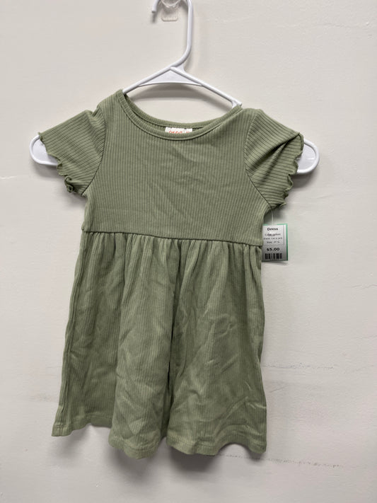 Green Cat & Jack Dress, 3T G