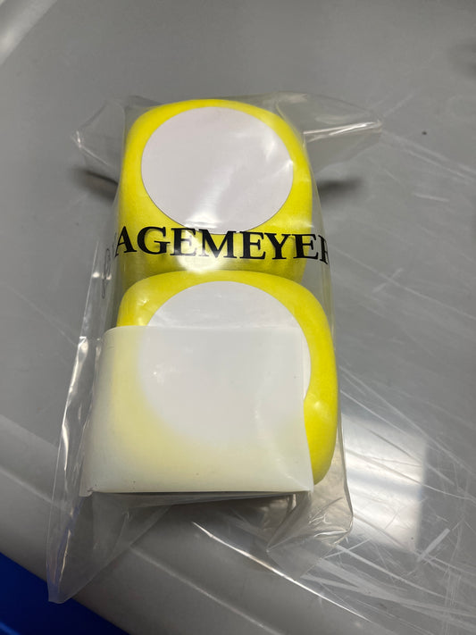 yellow  Dice