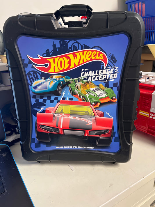 Black Hot Wheels Cars Case