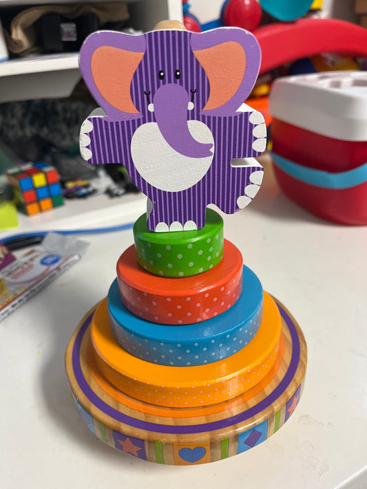multi Melissa & Doug Stacking Toy