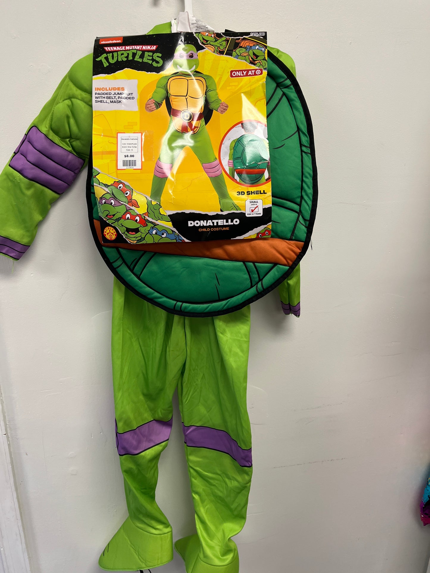 Green/Purple Ninja Turtles Donatello Costume, 6