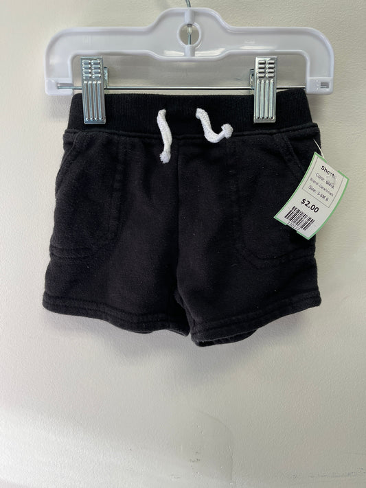Black Garanimals Shorts, 3-6M B