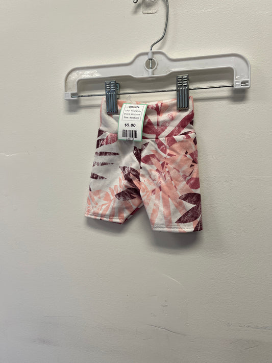 Pink/White Boutique Shorts, Newborn