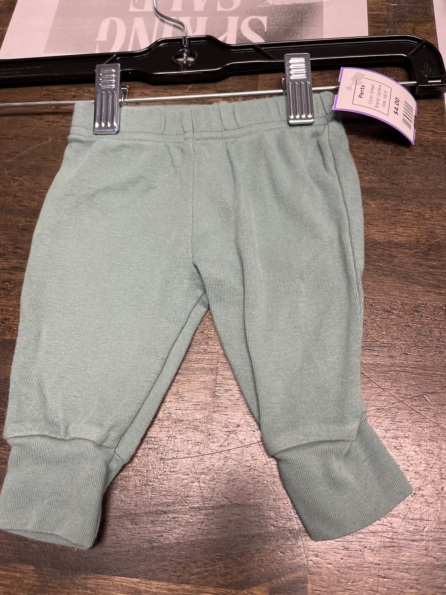 Green Carters Pants, NB B