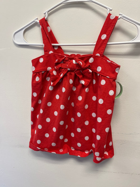 Red/White Polka Dot Carters Tank Top, 6 G