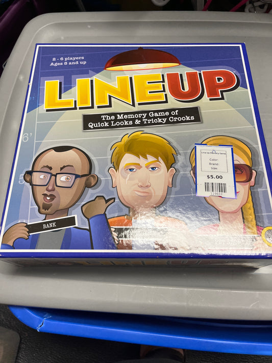 Line Up Memory Game
