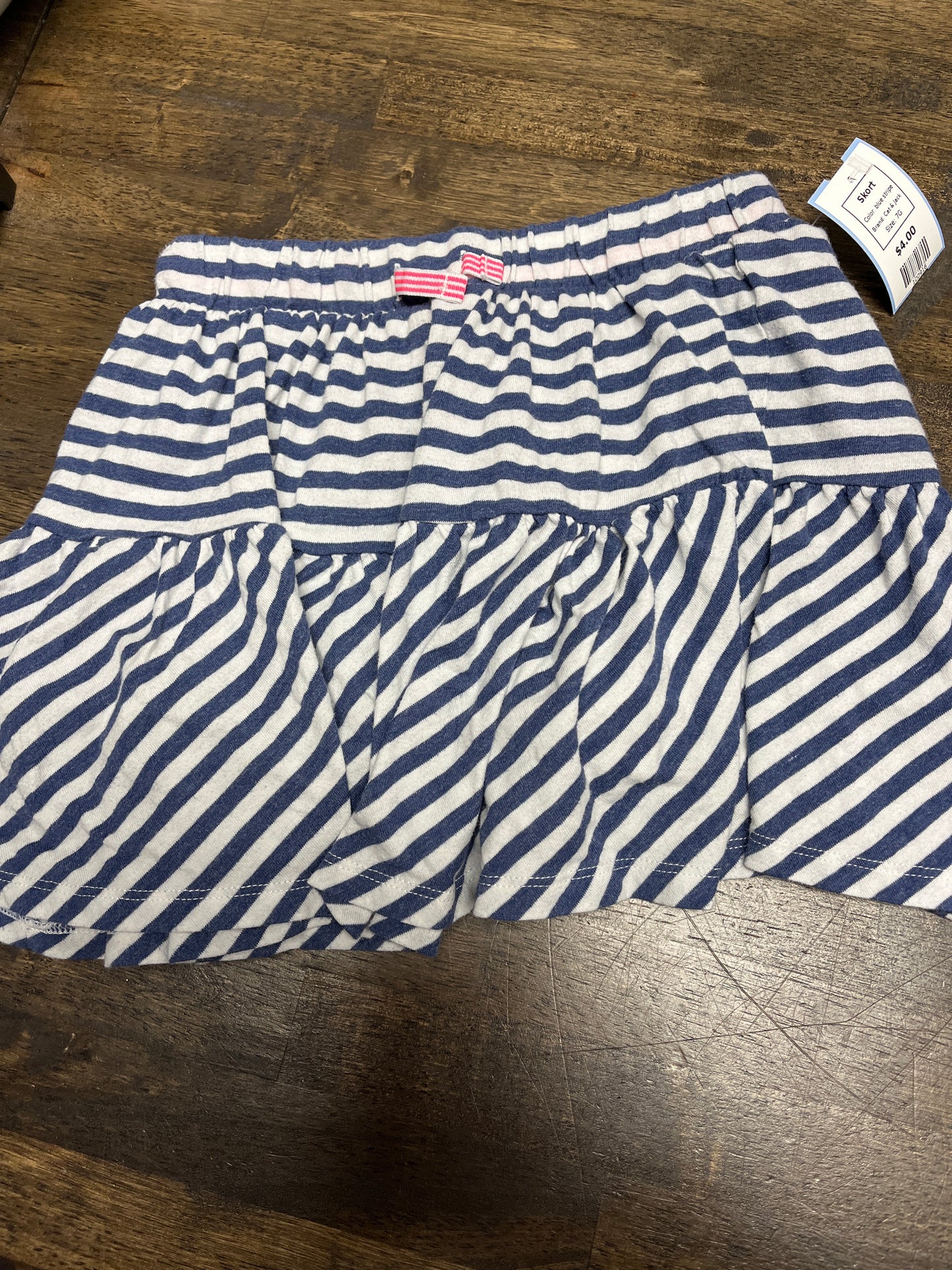 blue stripe Cat & Jack Skort, 7G