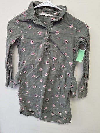 Green/Pink Flowers H&M Dress, 7 G