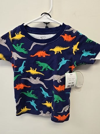 Navy/Colorful Dino Carters Pjs, 2T B