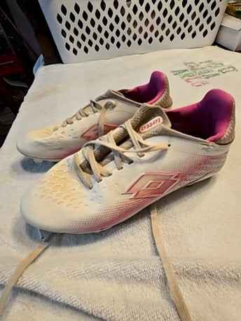 Pink/white Lotto Soccer cleats , 1.5 G
