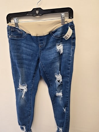 Blue Jean Blue Savvy Maternity Pants, Small