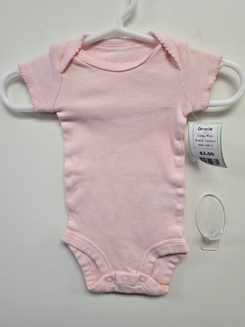 Pink Carters Onesie, NB G