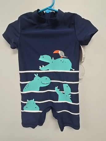 Navy Carters Swim Suit, 9M B