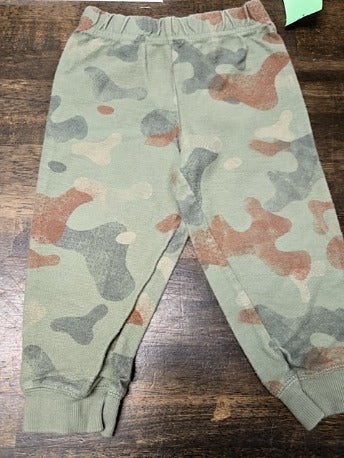 Green Camo Carters Pants, 18M B