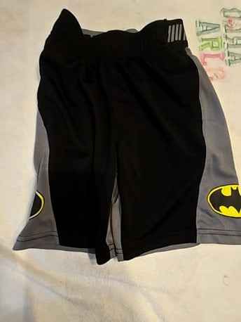 Black/grey Batman Shorts, 4T B
