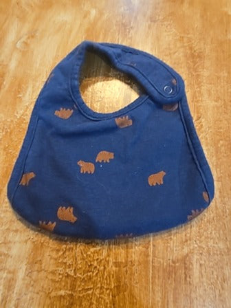 Blue Carters Bear bib