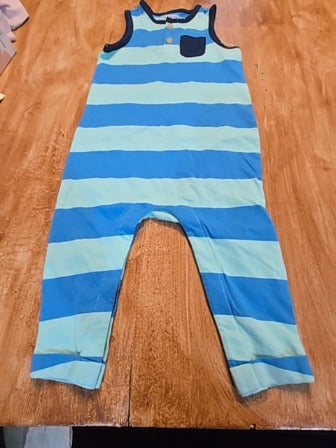 Blue/green stripe Old navy Tank top one piece, 12M B