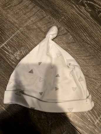 White Sterling baby Hat
