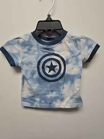 Blue/white Jumping beans Captain america outfit, NB B