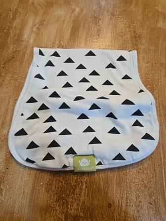 White Keababies Burp cloth