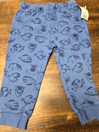 Blue Shark Carters Pants, 18M B