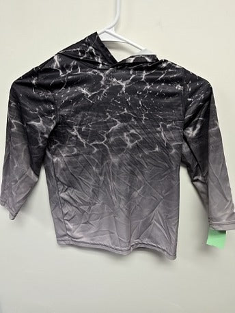 Grey Worldwide Sportsman Hooded Longsleeve Shirt, 4T B