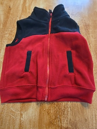 Red/black Carters Vest, 12M B