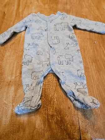 Grey Koala Baby Animal sleeper, NB B