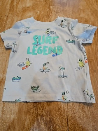 Tan Garanimals Surf legend shirt, 12M B