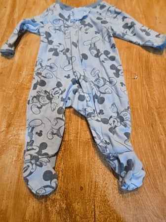 Blue Disney baby Mickey sleeper, NB B