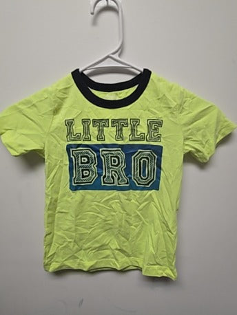 Green Oshkosh Little bro shirt, 4T B
