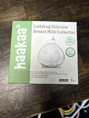 Haakaa Ladybug Silicone Milk Collector, 2.5oz