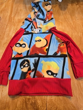 Red L & M Invincibles hoodie, 12M B