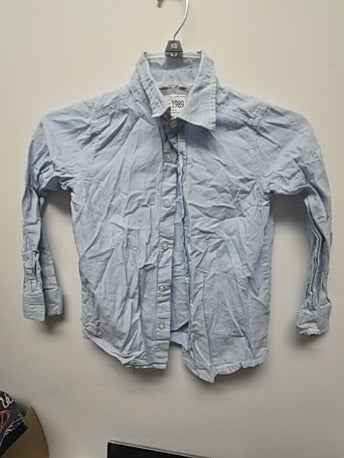 Blue stripe Childrens Place LS button down shirt, 5T B