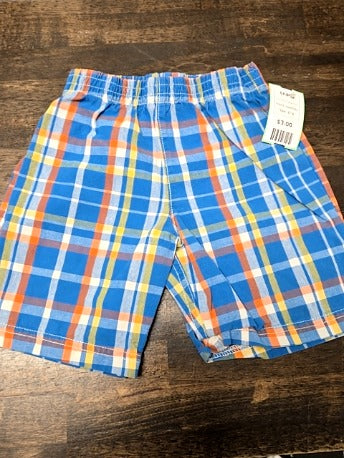 Blue/Orange/Yellow Healthtex Shorts, 3T B