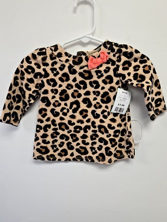 Tan/Black Cheetah Jumping Bean Dress, 3M G
