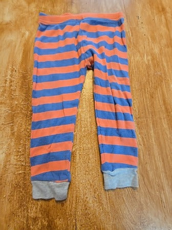 Orange/blue Carters 2 piece pjs, 12M B