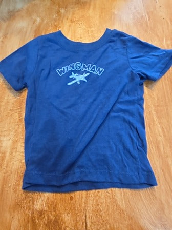 Blue Wonder nation Wingman shirt, 12M B