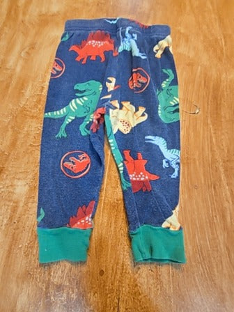 Blue/green Jurassic World 2 piece long sleeve dinosaur pjs, 18M B
