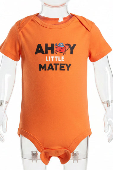 Orange/blue stripe Carters 2 piece outfit, 9M B