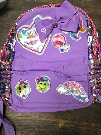 Purple/Sequin Jojo Siwa Mini Bookbag