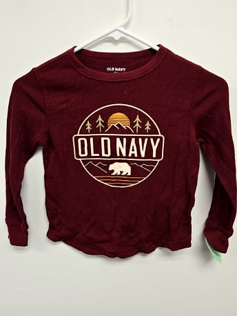 Burgandy Old Navy Longsleeve Shirt, 6 B