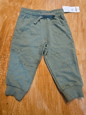 Green Carters Dinosaur pants, 12M B