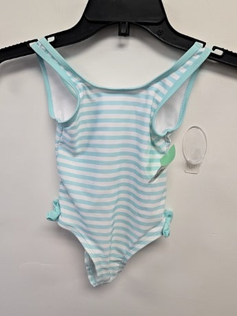 Blue/White Striped Wonder Nation Swim Suit, 3T G