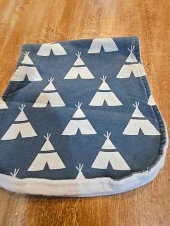 Blue Keab Burp cloth