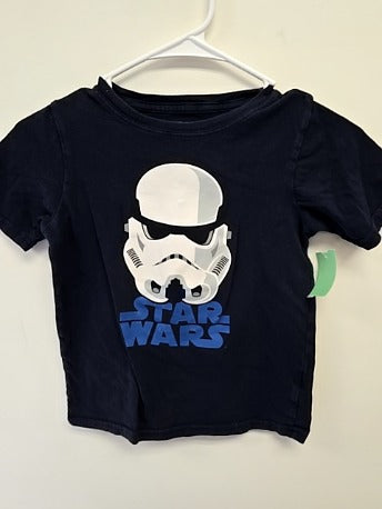 Navy Star Wars Shirt, 6 B