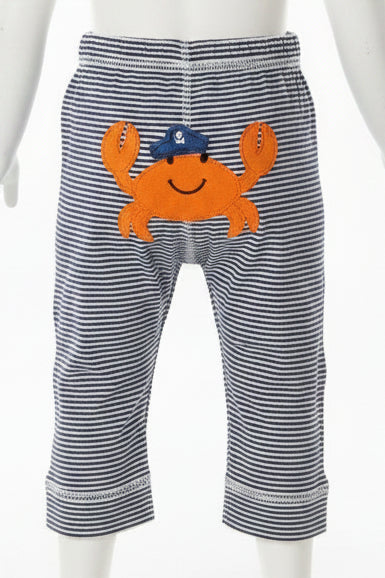 Orange/blue stripe Carters 2 piece outfit, 9M B